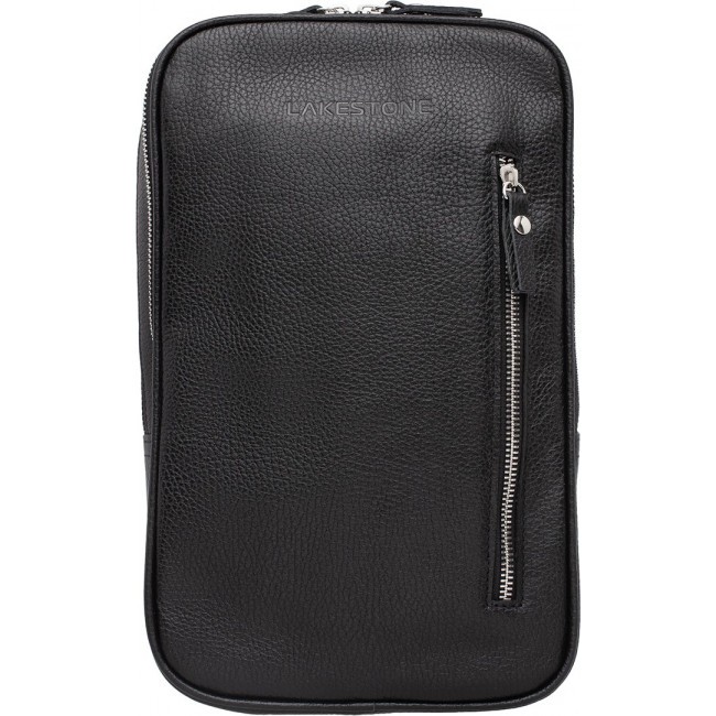 Однолямочный рюкзак Lakestone Scott Черный Black - фото №1