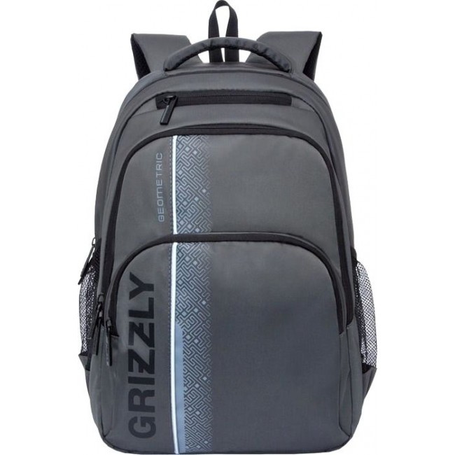 Рюкзак Grizzly RU-707-1 Темно-серый - фото №1